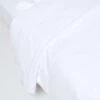 White European Size Linen Flat Sheet 2 White European Size Linen Flat Sheet -Best Homeware Store 1 bl1528 white linen flat sheet 8