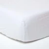 White Linen Fitted Sheet