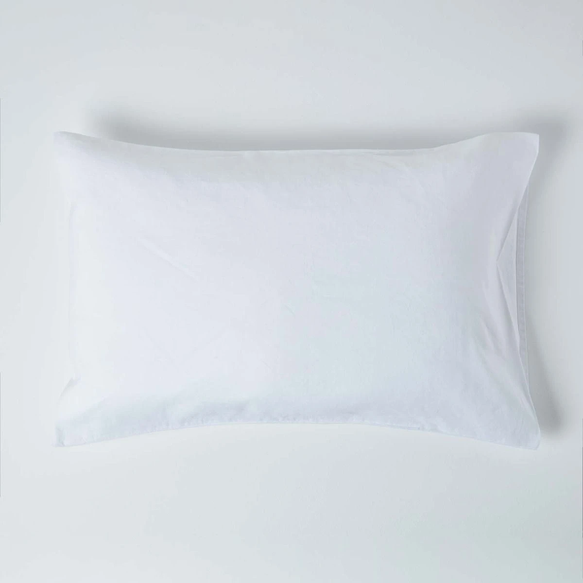 White Linen Housewife Pillowcase, King 3 White Linen Housewife Pillowcase, King