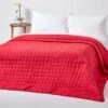 Cotton Quilted Reversible Bedspread Red & White 2 Cotton Quilted Reversible Bedspread Red & White -Best Homeware Store 1 sf1110 reversible bedspread red white 3