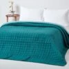 Cotton Quilted Reversible Bedspread Teal & Blue 1 Cotton Quilted Reversible Bedspread Teal & Blue -Best Homeware Store 1 sf1112 reversible bedspread teal blue 3