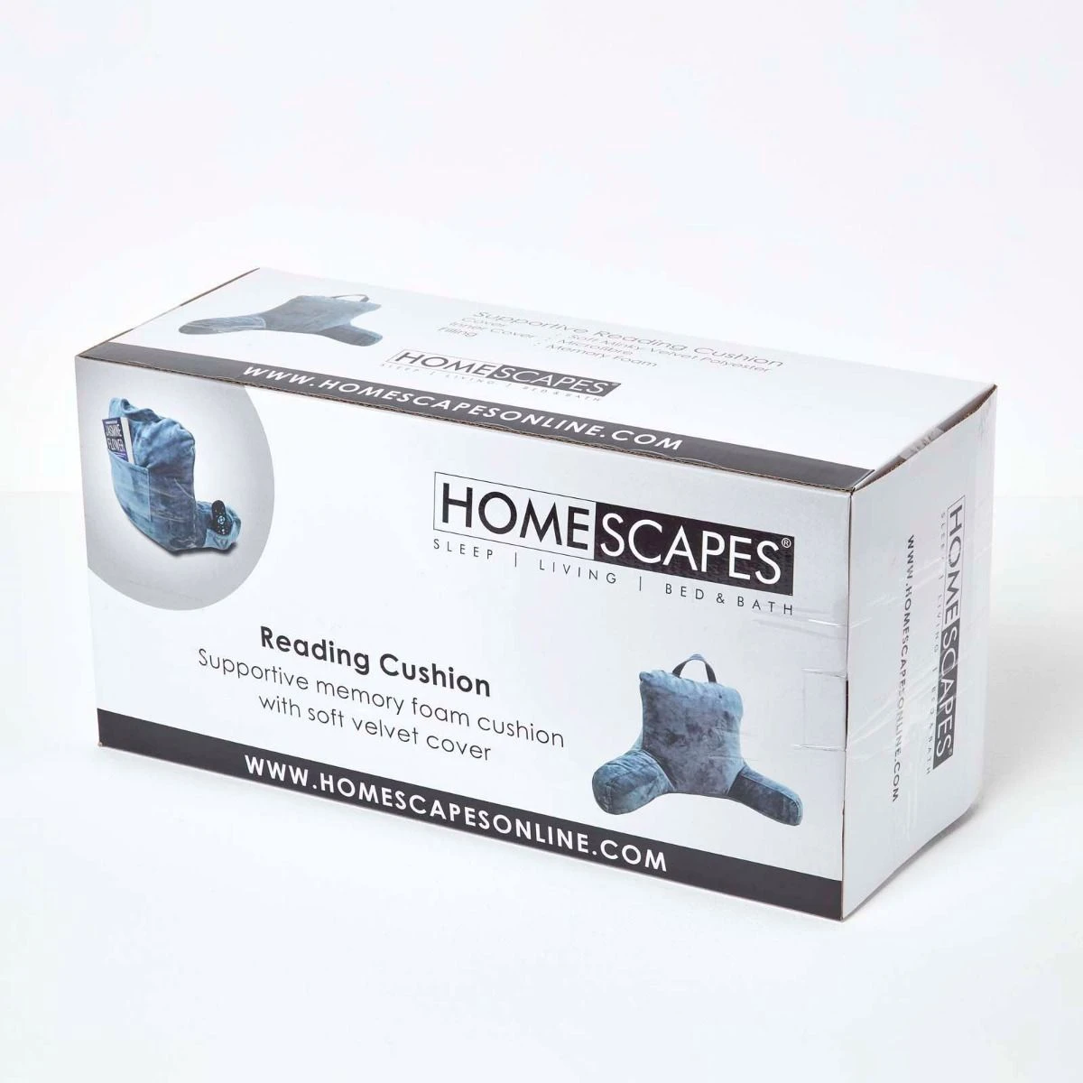 Green Reading Pillow Memory Foam Filling & Velvet Cover, Standard 9 Green Reading Pillow Memory Foam Filling & Velvet Cover, Standard - Image 7