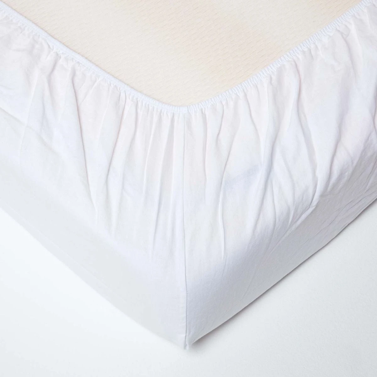 White Linen Fitted Sheet 4 White Linen Fitted Sheet - Image 2
