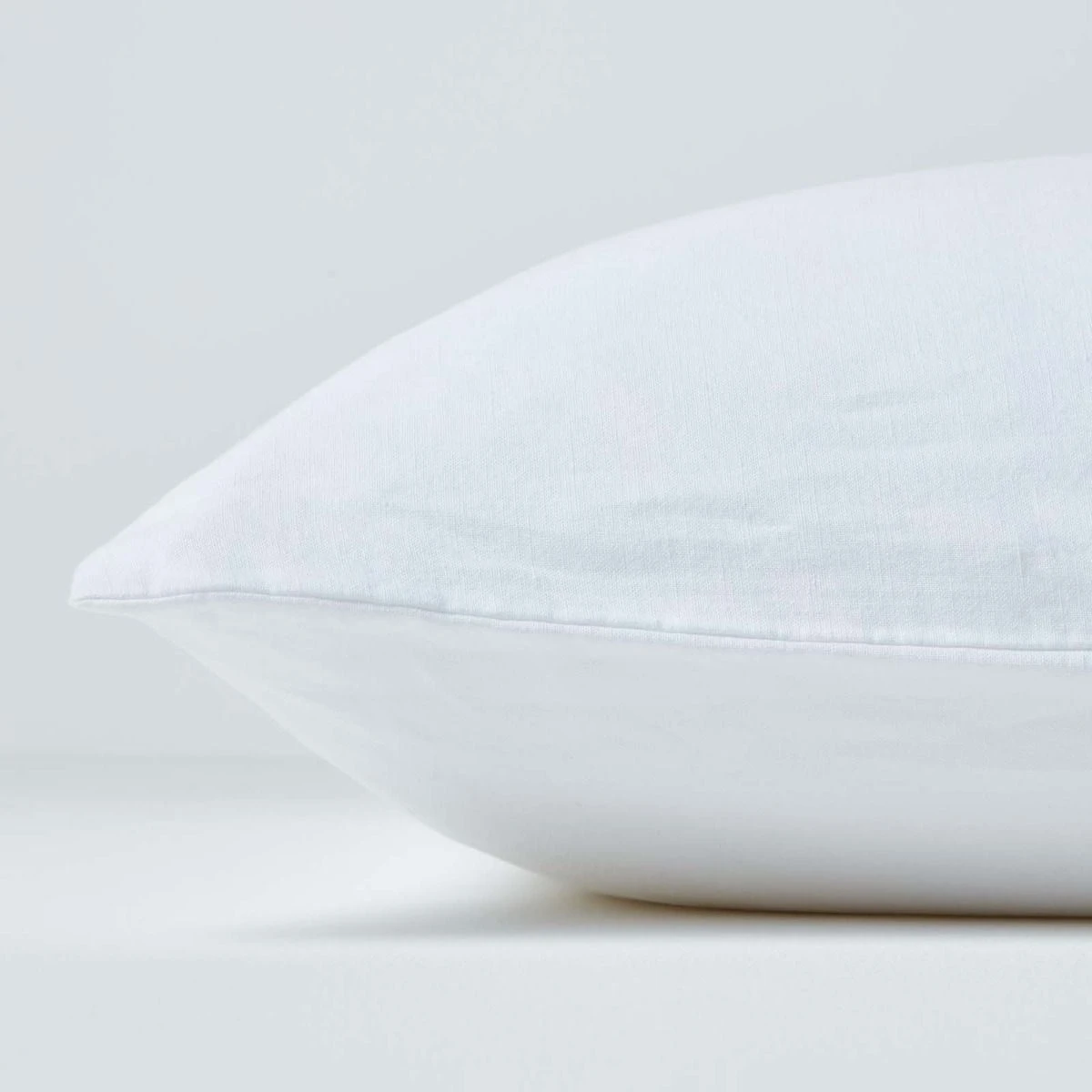 White Linen Housewife Pillowcase, King 4 White Linen Housewife Pillowcase, King - Image 2