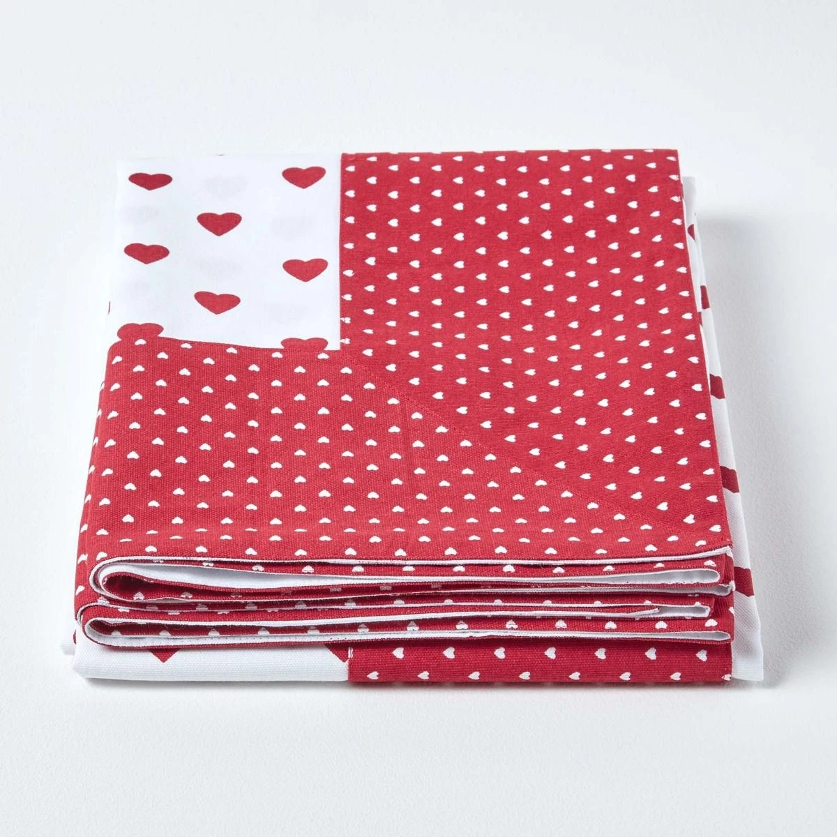 Cotton Red Heart Decorative Sofa Throw 4 Cotton Red Heart Decorative Sofa Throw - Image 2