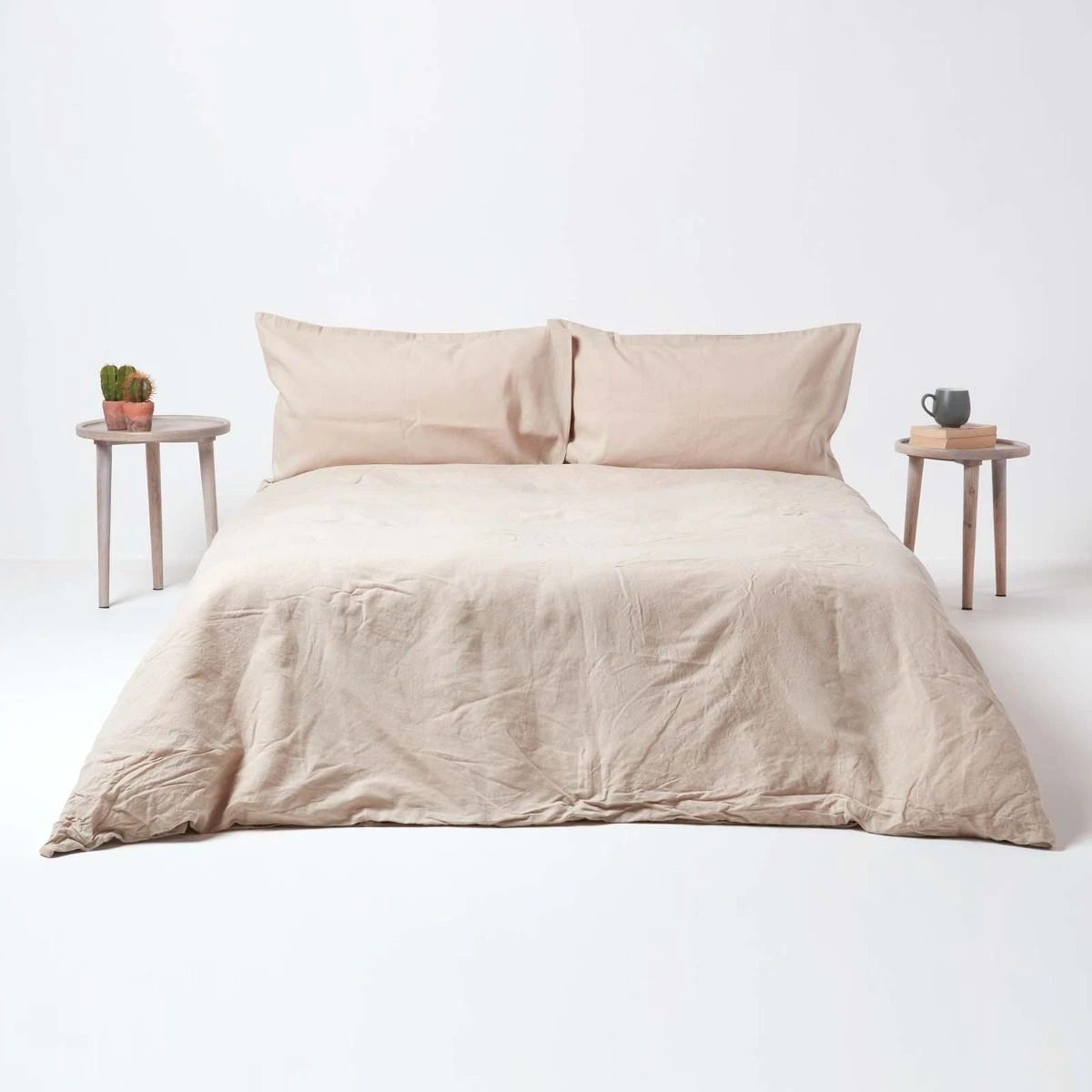 Natural European Size Linen Duvet Cover Set 5 Natural European Size Linen Duvet Cover Set - Image 3