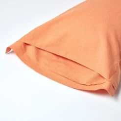 Burnt Orange Linen Oxford Pillowcase, King 10 Burnt Orange Linen Oxford Pillowcase, King -Best Homeware Store 3 bl1534 burnt orange linen oxford pillowcase standard 1
