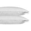 Duck Feather & Down Euro Continental Pillow Pair - 40cm X 80cm (16"x32") 1 Duck Feather & Down Euro Continental Pillow Pair - 40cm X 80cm (16"x32") -Best Homeware Store 40x80 2