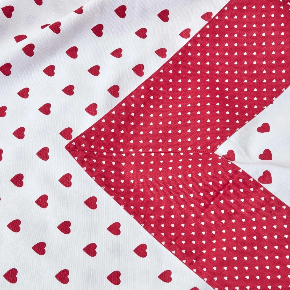 Cotton Red Heart Decorative Sofa Throw 7 Cotton Red Heart Decorative Sofa Throw - Image 5