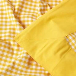 Cotton Gingham Check Yellow Throw, 150 X 200 Cm 13 Cotton Gingham Check Yellow Throw, 150 X 200 Cm -Best Homeware Store 5 sf1163a cotton gingham check yellow throw