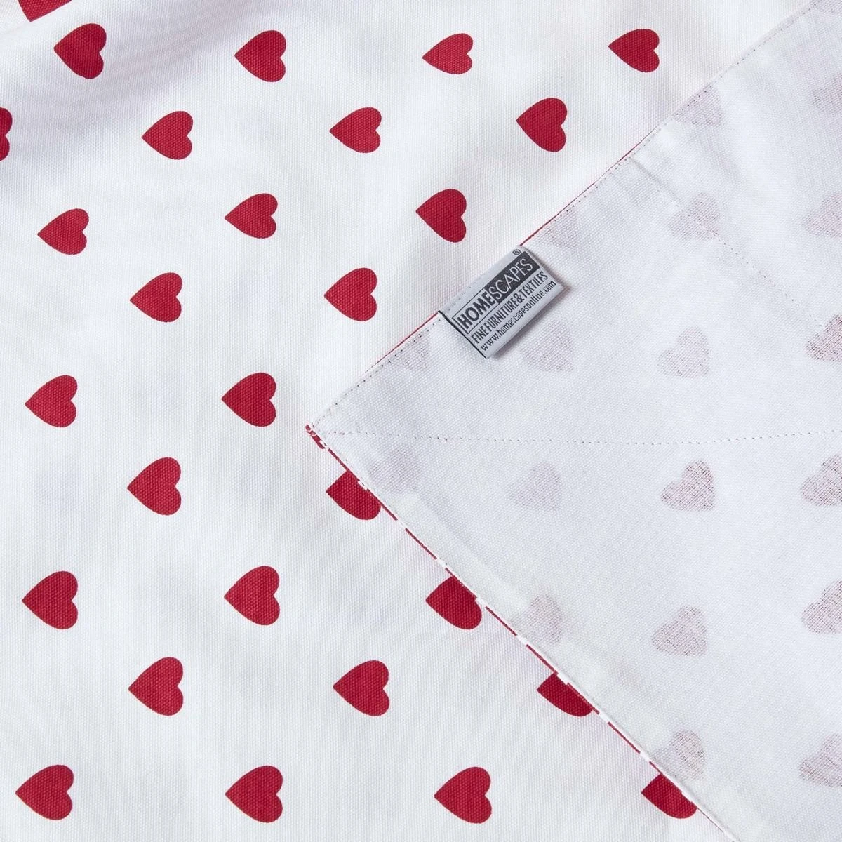 Cotton Red Heart Decorative Sofa Throw 9 Cotton Red Heart Decorative Sofa Throw - Image 7