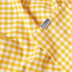 Cotton Gingham Check Yellow Throw, 150 X 200 Cm 15 Cotton Gingham Check Yellow Throw, 150 X 200 Cm -Best Homeware Store 7 sf1163a cotton gingham check yellow throw