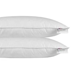 Goose Feather & Down Euro Continental Pillow Pair - 40cm X 80cm (16"x32")