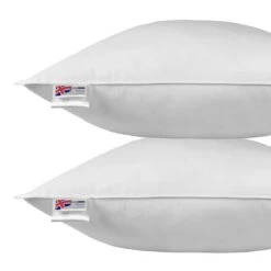 Microfibre Euro Continental Square Pillow Pair - 80cm X 80cm (32"x32")