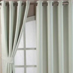 Ivory Herringbone Chevron Blackout Thermal Curtains Pair Eyelet Style 11 Ivory Herringbone Chevron Blackout Thermal Curtains Pair Eyelet Style -Best Homeware Store Cream Herringbone Chevron Blackout Thermal Curtains Pair Eyelet Style