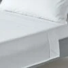 White Egyptian Cotton Flat Sheet 200 Thread Count 2 White Egyptian Cotton Flat Sheet 200 Thread Count -Best Homeware Store bl1127 01 4