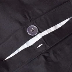 Black Egyptian Cotton Duvet Cover With Pillowcases 200 Thread Count 11 Black Egyptian Cotton Duvet Cover With Pillowcases 200 Thread Count -Best Homeware Store bl1128 03