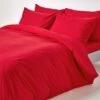 Red Egyptian Cotton Duvet Cover With Pillowcases 200 Thread Count 1 Red Egyptian Cotton Duvet Cover With Pillowcases 200 Thread Count -Best Homeware Store bl1134 01 6