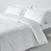 White Egyptian Cotton Duvet Cover With Pillowcases 200 Thread Count 2 White Egyptian Cotton Duvet Cover With Pillowcases 200 Thread Count -Best Homeware Store bl1136 01 1 4