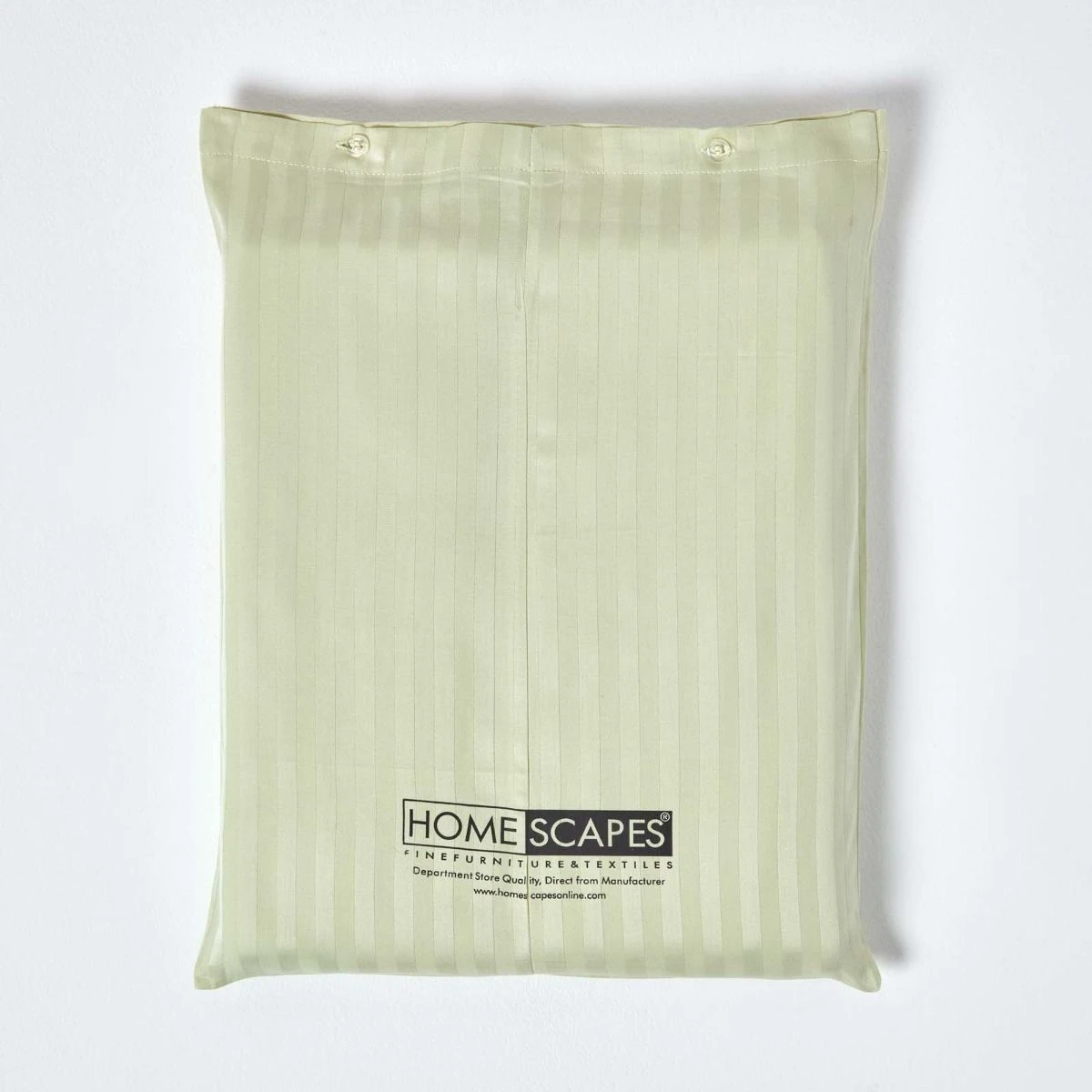 Sage Green Egyptian Cotton Satin Stripe Flat Sheet 330 Thread Count 7 Sage Green Egyptian Cotton Satin Stripe Flat Sheet 330 Thread Count - Image 5