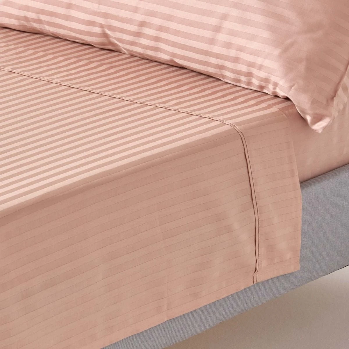 Taupe Beige Egyptian Cotton Satin Stripe Flat Sheet 330 Thread Count 3 Taupe Beige Egyptian Cotton Satin Stripe Flat Sheet 330 Thread Count