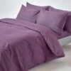 Grape Egyptian Cotton Duvet Cover With Pillowcases 200 Thread Count