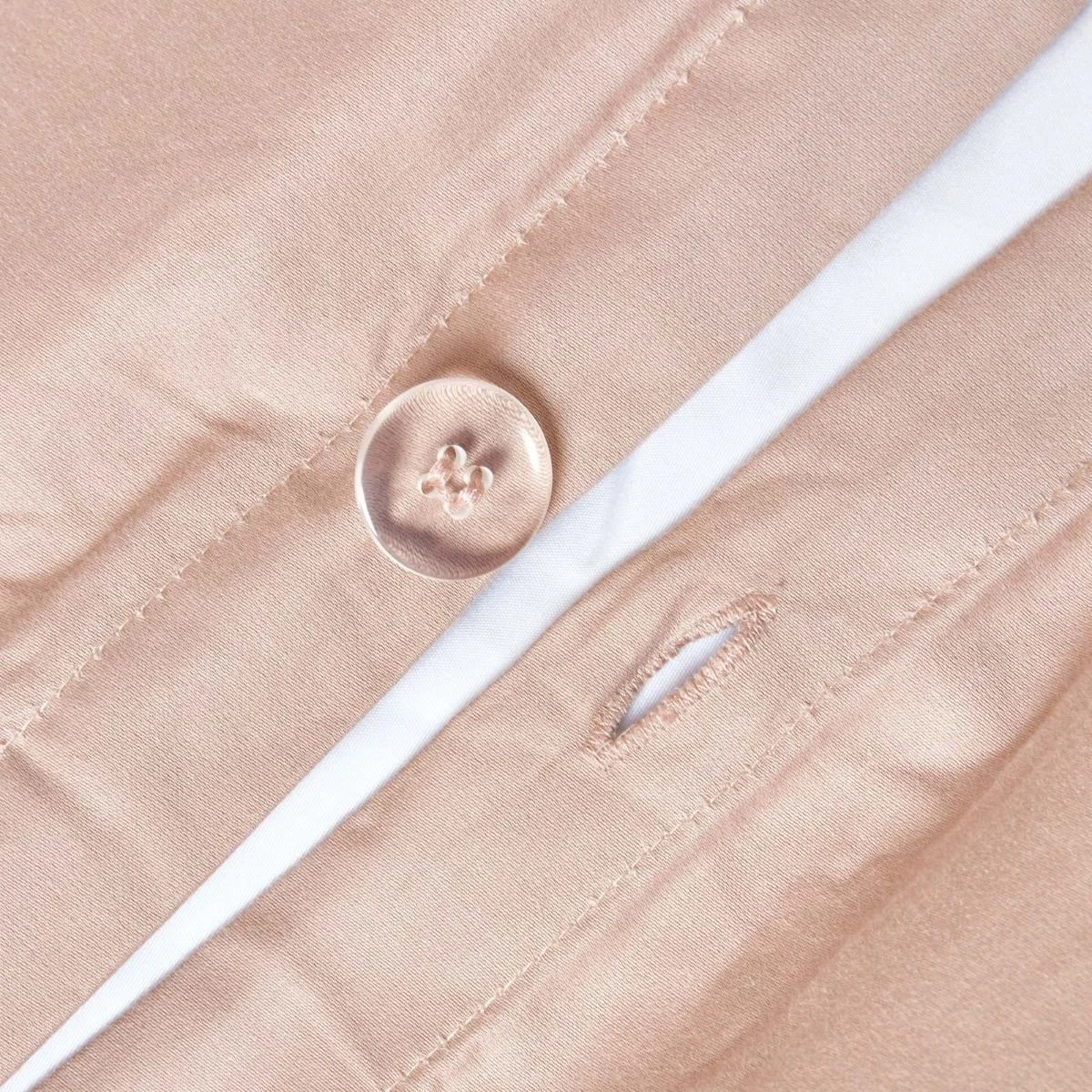 Mink Beige Egyptian Cotton Duvet Cover With Pillowcases 1000 TC 5 Mink Beige Egyptian Cotton Duvet Cover With Pillowcases 1000 TC - Image 3