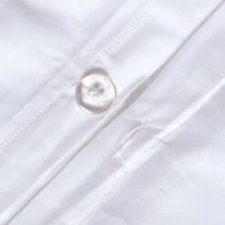 White Organic Cotton Duvet Cover Set 400 Thread Count 11 White Organic Cotton Duvet Cover Set 400 Thread Count -Best Homeware Store bl1325 03