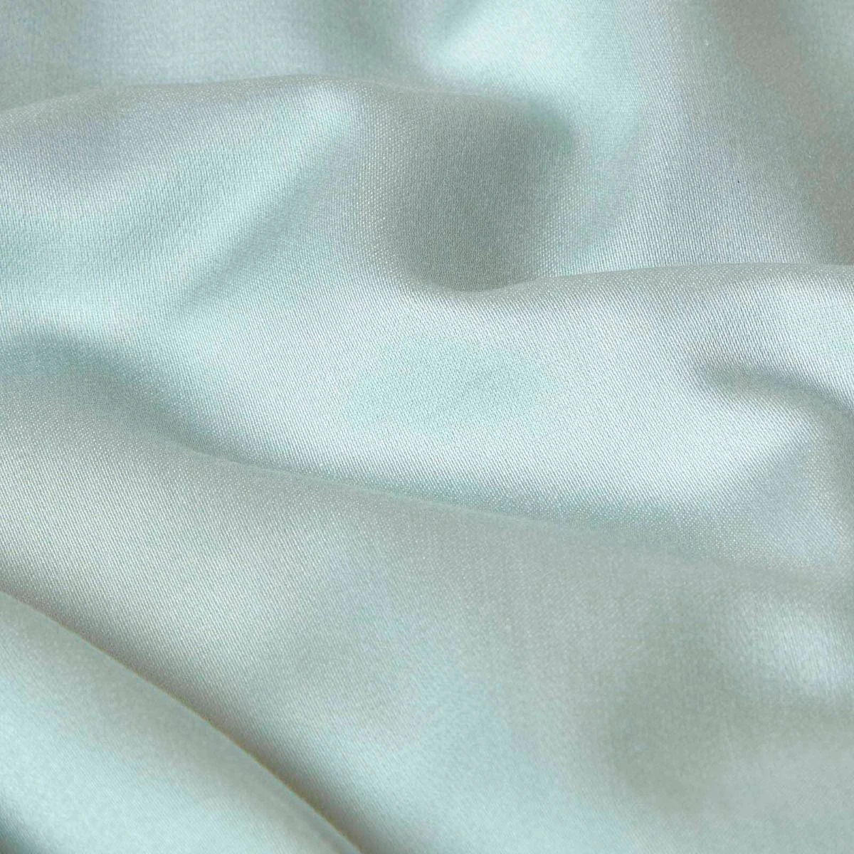 Duck Egg Blue Organic Cotton Duvet Cover Set 400 Thread Count 6 Duck Egg Blue Organic Cotton Duvet Cover Set 400 Thread Count - Image 4