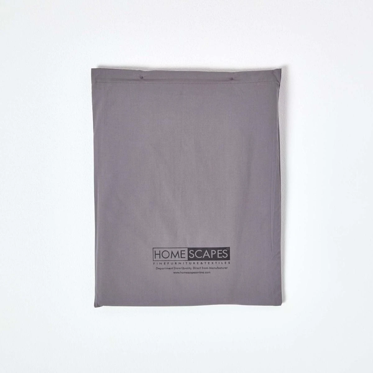 Dark Grey Egyptian Cotton Fitted Sheet 200 TC 6 Dark Grey Egyptian Cotton Fitted Sheet 200 TC - Image 4