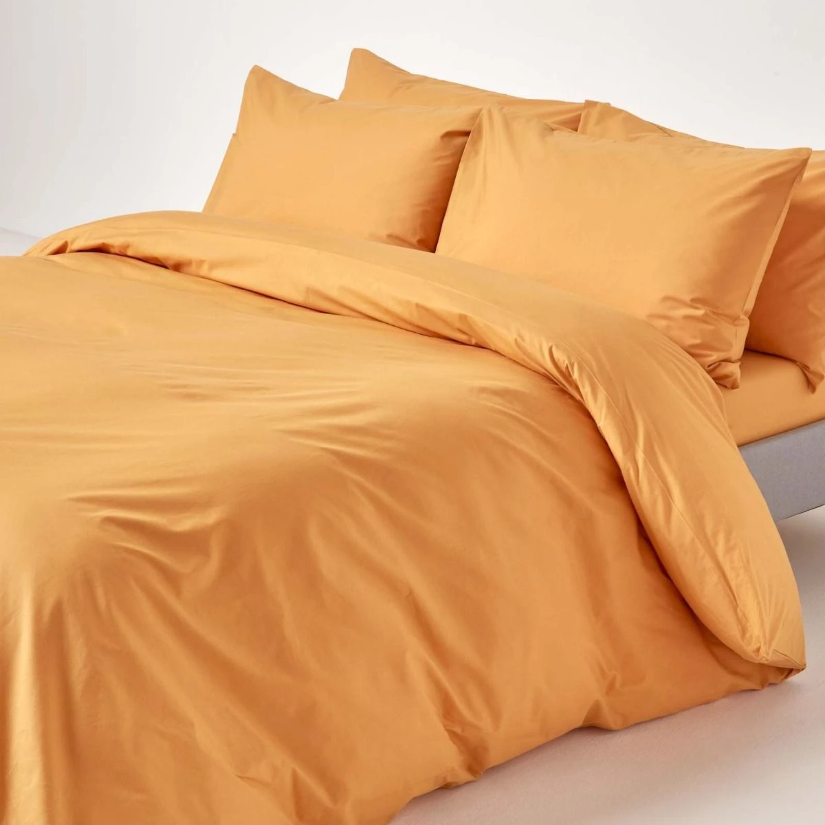 Mustard Yellow Egyptian Cotton Duvet Cover With Pillowcases 200 Thread Count 3 Mustard Yellow Egyptian Cotton Duvet Cover With Pillowcases 200 Thread Count