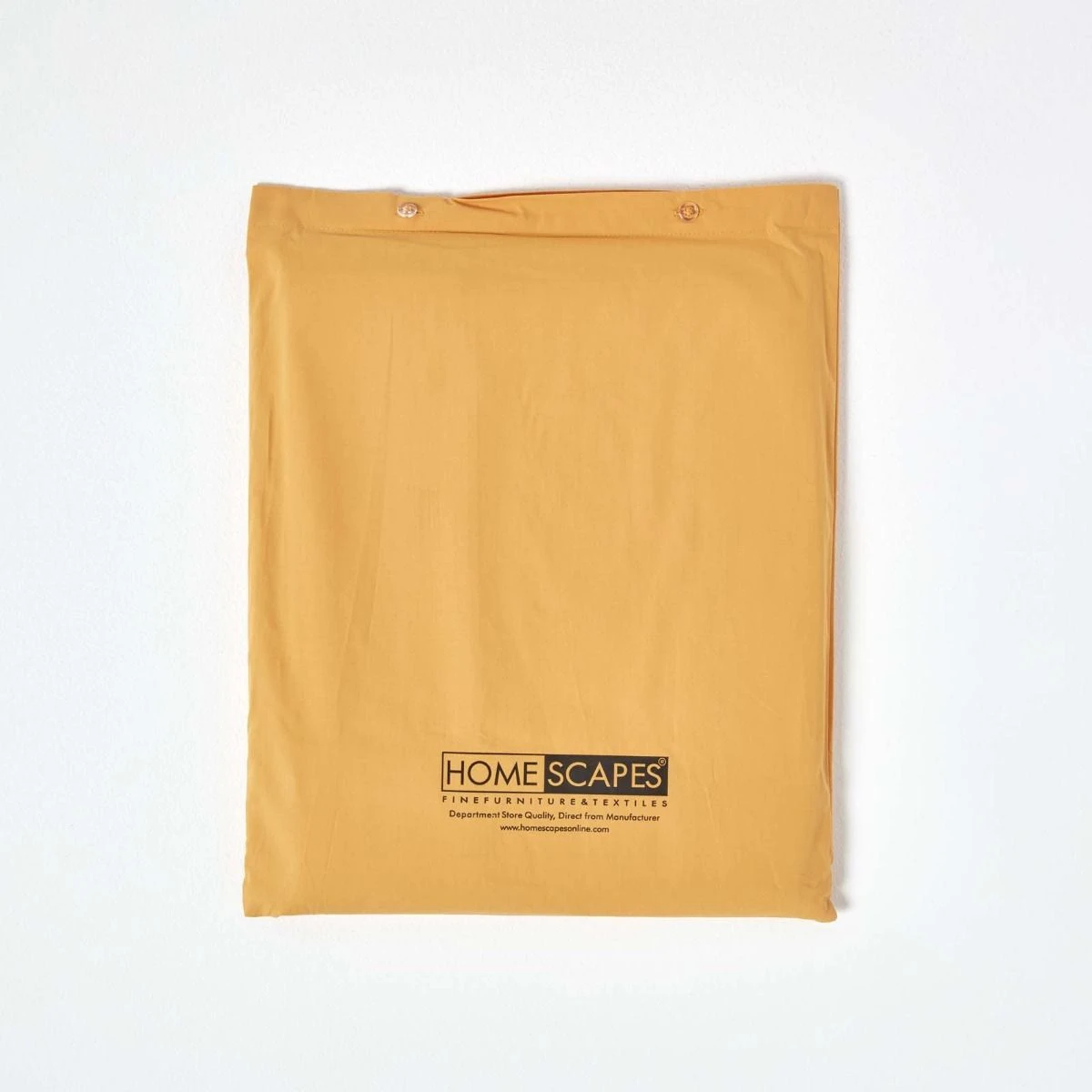 Mustard Yellow Egyptian Cotton Duvet Cover With Pillowcases 200 Thread Count 8 Mustard Yellow Egyptian Cotton Duvet Cover With Pillowcases 200 Thread Count - Image 6