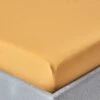 Mustard Yellow Egyptian Cotton Fitted Sheet 200 TC