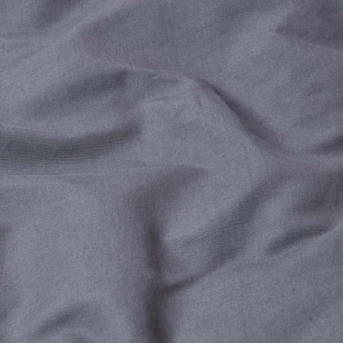Dark Grey Linen Deep Fitted Sheet 5 Dark Grey Linen Deep Fitted Sheet - Image 3