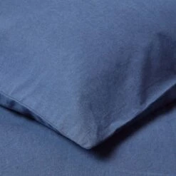 Navy Blue Linen Housewife Pillowcase, King 13 Navy Blue Linen Housewife Pillowcase, King -Best Homeware Store bl1560 6