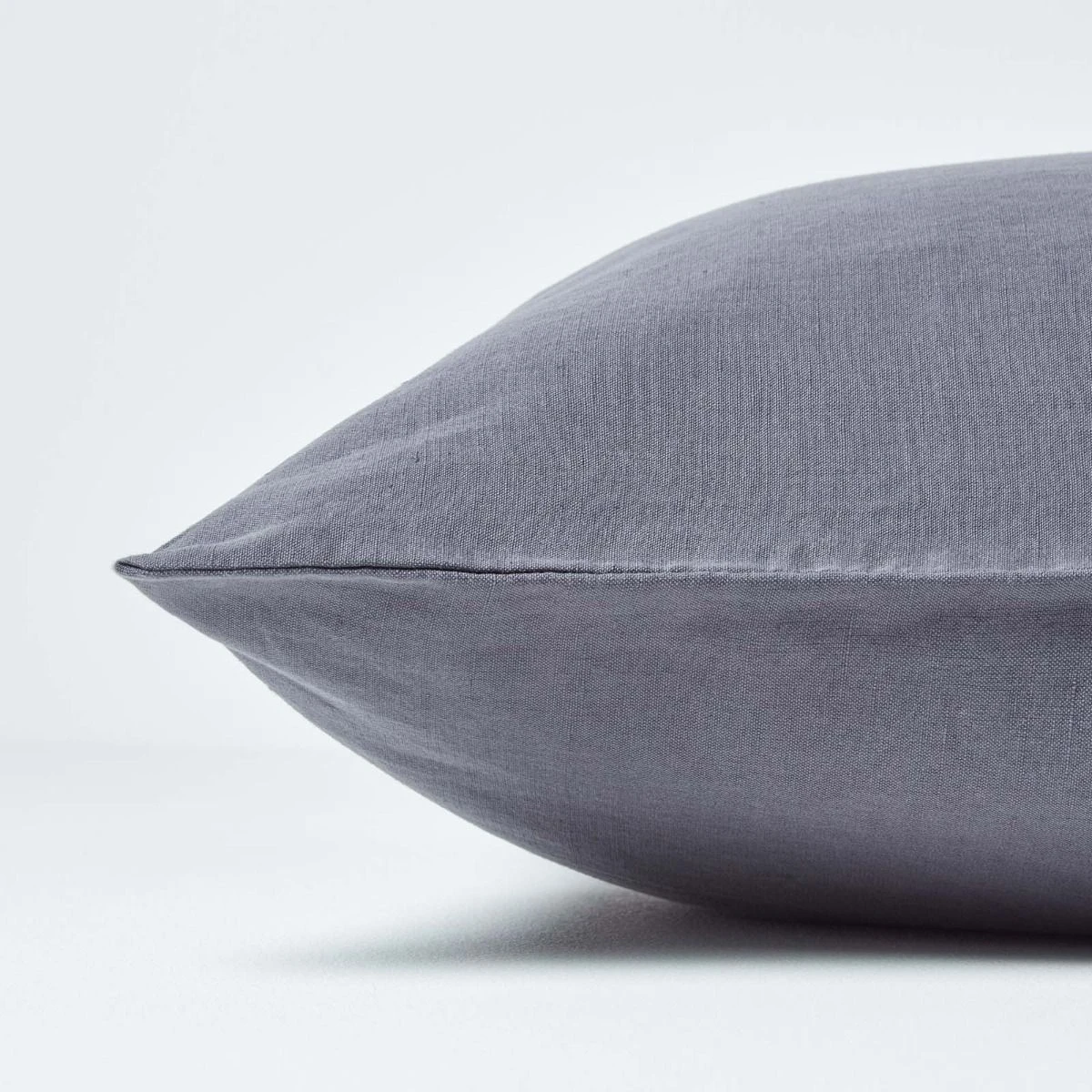 Dark Grey Linen Housewife Pillowcase, King 4 Dark Grey Linen Housewife Pillowcase, King - Image 2