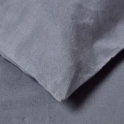 Dark Grey Linen Housewife Pillowcase, King 13 Dark Grey Linen Housewife Pillowcase, King -Best Homeware Store bl1572 6