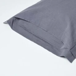 Dark Grey Linen Oxford Pillowcase, King 10 Dark Grey Linen Oxford Pillowcase, King -Best Homeware Store bl1573 3