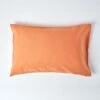 Burnt Orange Linen Housewife Pillowcase, King 2 Burnt Orange Linen Housewife Pillowcase, King -Best Homeware Store bl1584 pillow case 1