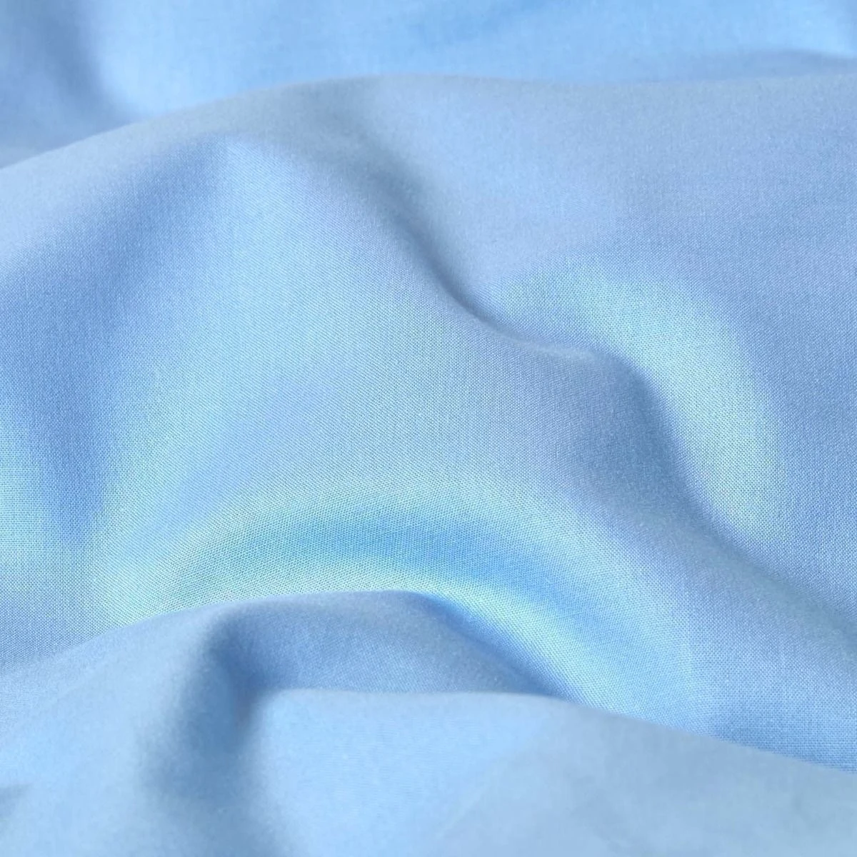 Blue Cotton Cot Bed Duvet Cover Set 200 Thread Count 5 Blue Cotton Cot Bed Duvet Cover Set 200 Thread Count - Image 3