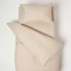 Natural Linen Cot Bed Duvet Cover Set 120 X 150 Cm 1 Natural Linen Cot Bed Duvet Cover Set 120 X 150 Cm -Best Homeware Store bl1727b 01