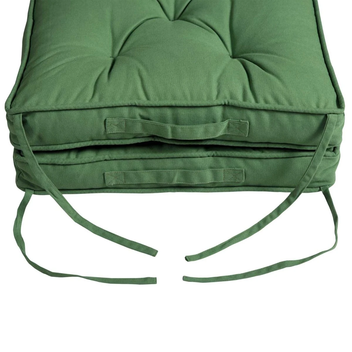 Forest Green Cotton Travel Support Booster Cushion 5 Forest Green Cotton Travel Support Booster Cushion - Image 3