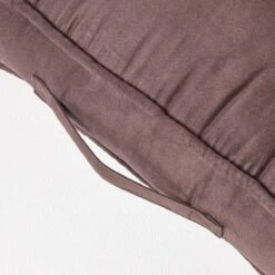 Chocolate Brown Faux Suede Armchair Booster Cushion 12 Chocolate Brown Faux Suede Armchair Booster Cushion -Best Homeware Store cu1111 04 1
