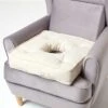 Cream Orthopaedic Cotton Armchair Booster Cushion 2 Cream Orthopaedic Cotton Armchair Booster Cushion -Best Homeware Store cu1117 1 1