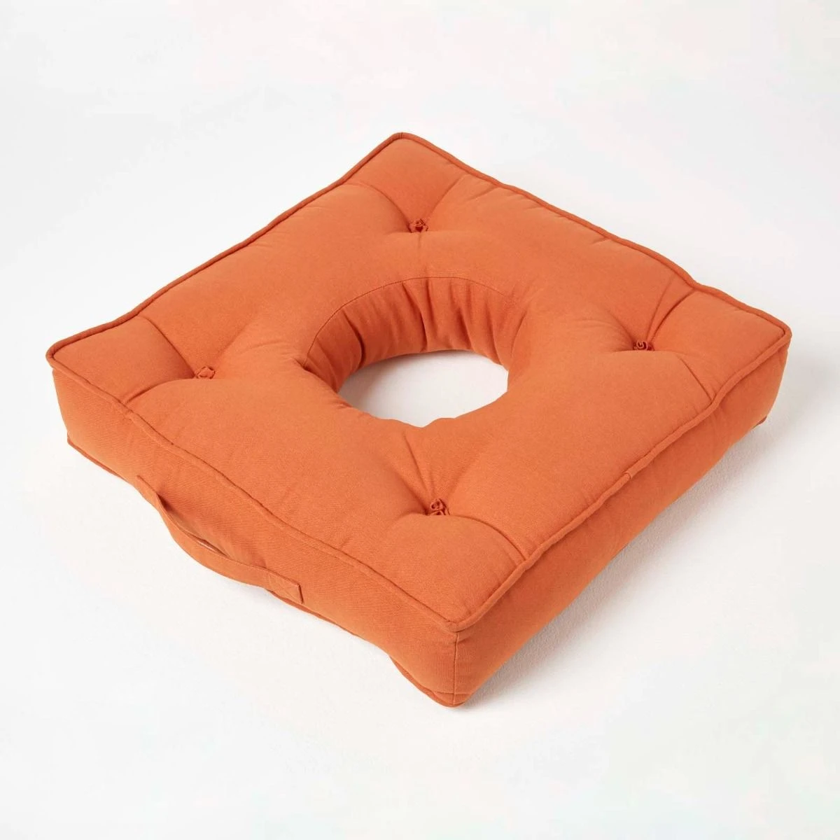 Terracotta Orthopaedic Cotton Armchair Booster Cushion 4 Terracotta Orthopaedic Cotton Armchair Booster Cushion - Image 2
