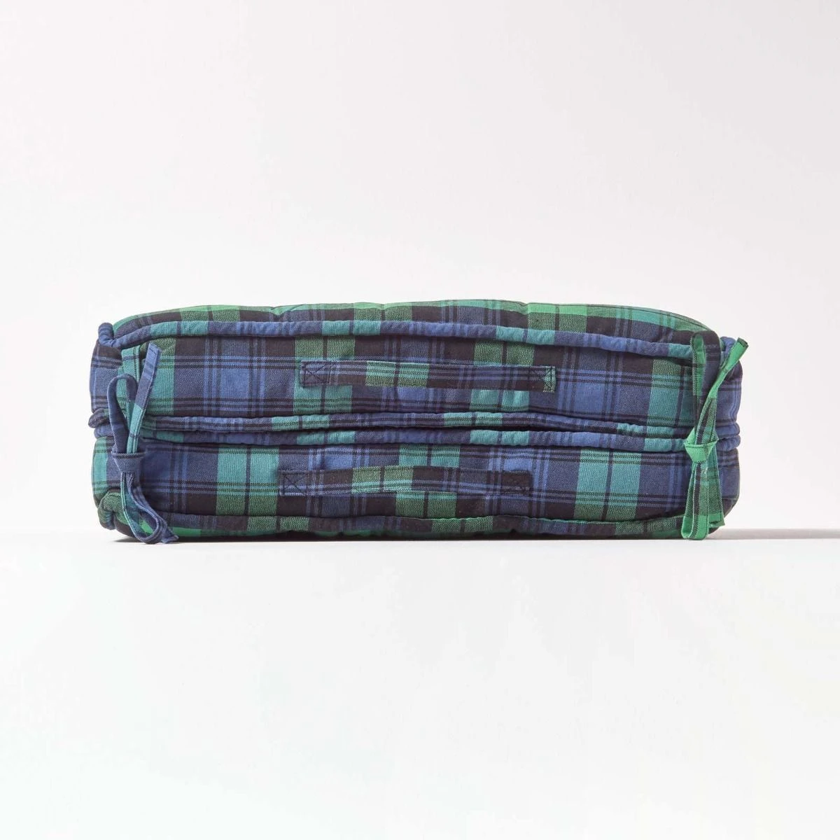Blackwatch Tartan Cotton Travel Support Booster Cushion 7 Blackwatch Tartan Cotton Travel Support Booster Cushion - Image 5