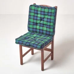 Blackwatch Tartan Cotton Travel Support Booster Cushion 16 Blackwatch Tartan Cotton Travel Support Booster Cushion -Best Homeware Store cu1128 08