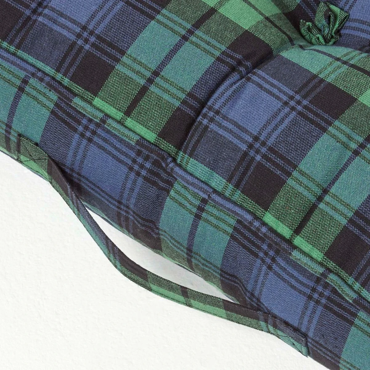 Black Watch Tartan Cotton Armchair Booster Cushion 6 Black Watch Tartan Cotton Armchair Booster Cushion - Image 4