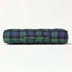 Black Watch Tartan Cotton Armchair Booster Cushion 12 Black Watch Tartan Cotton Armchair Booster Cushion -Best Homeware Store cu1189 5