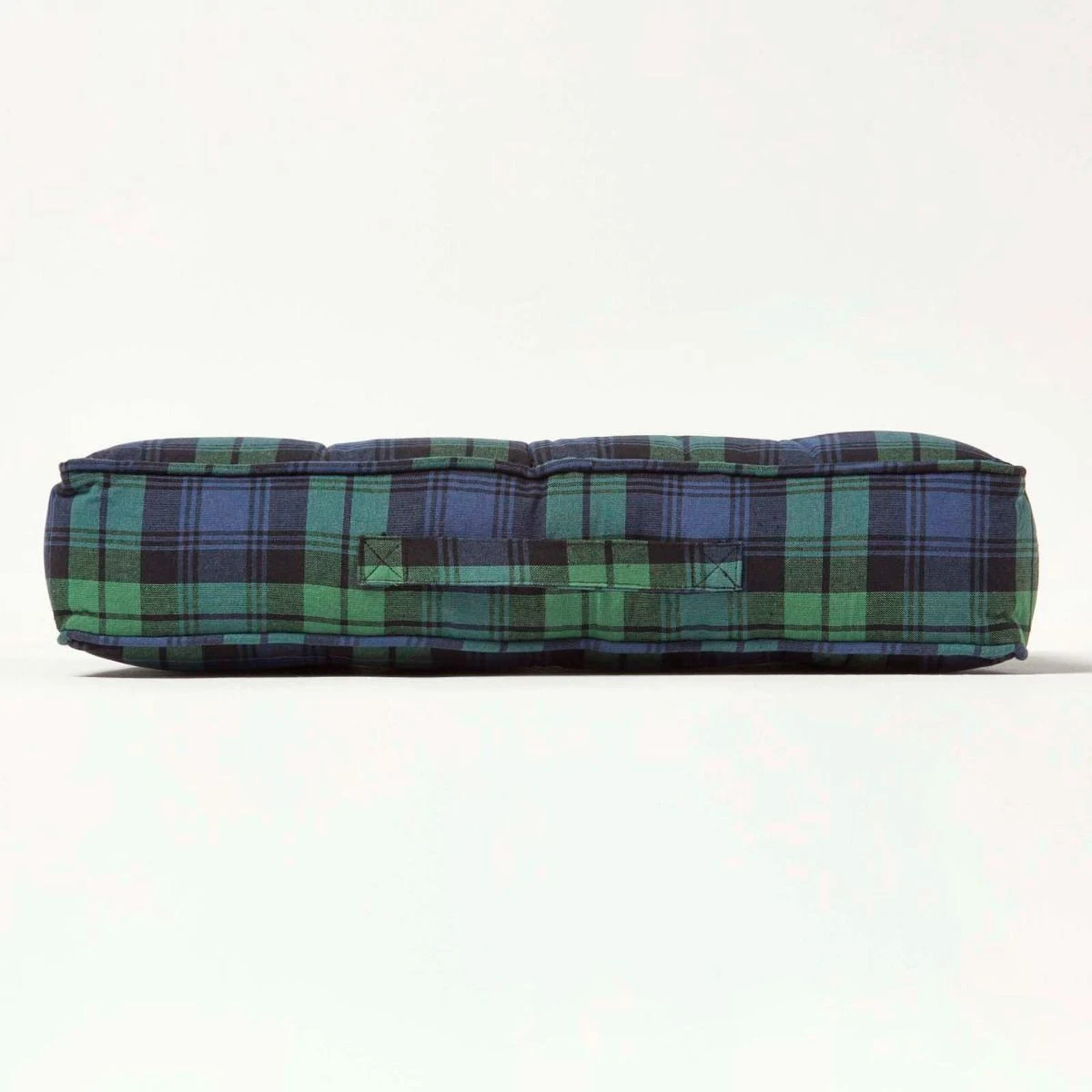 Black Watch Tartan Cotton Armchair Booster Cushion 7 Black Watch Tartan Cotton Armchair Booster Cushion - Image 5